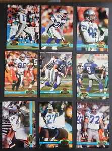 1991 Topps Stadium Club Seattle Seahawks Team Set 18 Karten mit Dave Kreig Woods - Bild 1 von 2