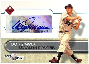 2006 Topps - Don Zimmer - Team Topps Autograph Dodgers Yankees - Picture 1 of 2