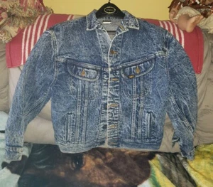Vintage Lee Acid Wash Jeansjacke - Bild 1 von 4