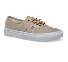 VANS Authentic Slim (Washed Canvas) Cream White Casual Sneakers Womens Size 5