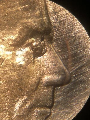 1986 Lincoln error cent filled eye - Image 1 of 4