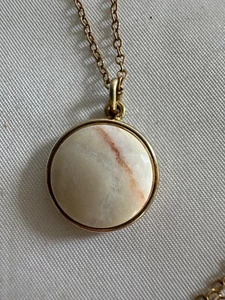 "Collar de cadena vintage 12GF con colgante 18,5"" B16" - Imagen 1 de 7