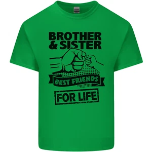 Hermano y Hermana Mejores Amigos Hermanos Algodón Hombre Camiseta - Imagen 1 de 101