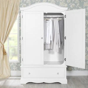 Romance Wardrobe with deep drawer and crystal handles. QUALITY - Picture 1 of 17