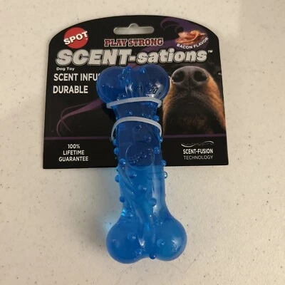 Spot Play Strong Scent - Estación Blue Bone Dog Toy BACON, 5"" Foto 1 de 3