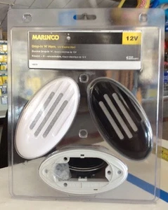 AFI Marinco Compacto Drop-In Barco Cuerno Oculto Cromo Blanco Empotrado 12V 10079 - Imagen 1 de 4