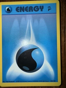 Water Energy 1st Edition Gym Heroes Pokemon Blue Trading Card VTG 1999-2000 (Q - Foto 1 di 2