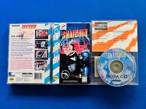 Snatcher Hideo Kojima Sega Genesis CD CIB komplett Handbuch Hülle REGISTRIERUNG EXC+ - Bild 1 von 17