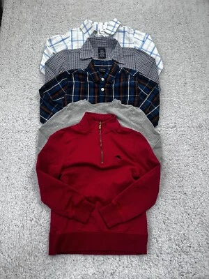 Paquete de camisas/pulóver Nautica Tommy Bahama para niños con botones cremallera de cuarto 3t 6t Foto 1 de 4