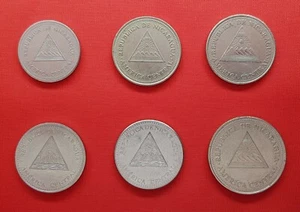 Nicaragua 6 Coins , 50 Centavos , 1 , 5 Cordobas 1997 - 2014 - Picture 1 of 3