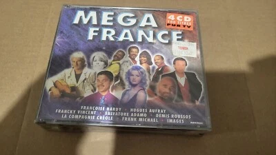MEGA FRANCE 4 CD BOX SET - OVER 100 SONGS SEALED NEW - FRANCOISE HARDY AND MORE Foto 1 de 2