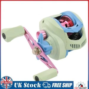 Magnetic Brake System Baitcasting Reel 7.2/1 Fishing Reel (Pink Right Hand) -M6 - Picture 1 of 8