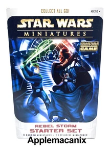 Star Wars Miniatures Game Rebel Storm Starter Set Box NEW SEALED 8 Random 2 Excl - Picture 1 of 1