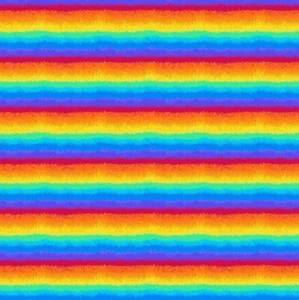 BOLT END 33 INCHES Timeless Treasures Slow and Steady Rainbow Cotton Fabric - Picture 1 of 1