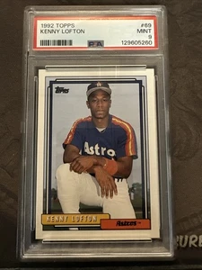 Kenny Lofton 1992 Topps #69 radiocontrol ftc Astros PSA 9 - Imagen 1 de 2