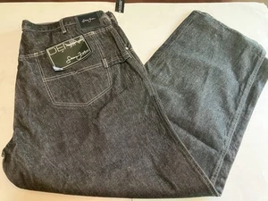Jeans vintage Y2K SEAN JOHN Hammer Loop 42 denim nero nuovi con etichette larghi larghi skater - Foto 1 di 13