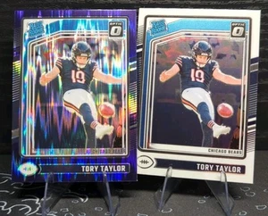 2024 Panini Optic Tory Taylor Rated Rookie Purple Shock Prizm w/Base RC #278 - Bild 1 von 3