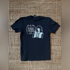 Schwarzes T-Shirt Stranger Things Grafik - Bild 1 von 2