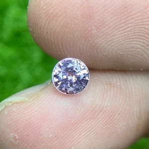 0.84 Cts CERTIFIED!!| natural loose|Sapphire | Light Pink | Round Shape - Picture 1 of 5
