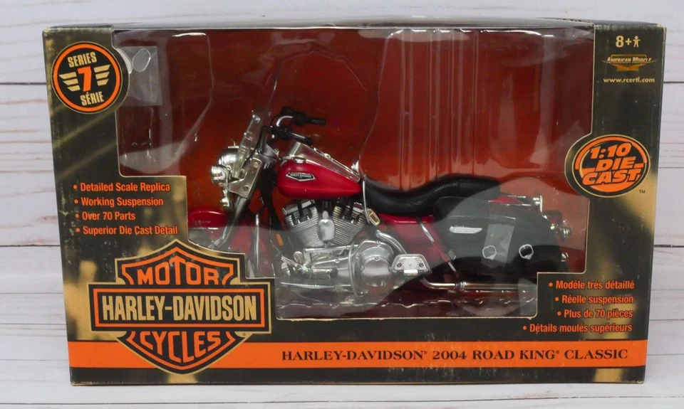 Ertl Series 7, Harley-Davidson 2004 Road King Classic, American Muscle 1/10 - Image 1 of 4