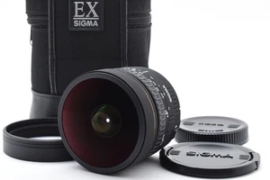 Sigma 8mm f3.5 EX DG Fisheye Lens For Canon EF [N Mint] w/Case From Japan Y2047 - Picture 1 of 12