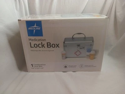 NIB Medline Medication Lock Box Programmable Combination - Image 1 of 4