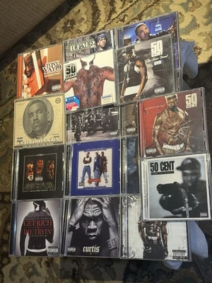 50 Cent & G-Unit (16 Compact Disc Lot)/OOP/Import/Rare/Cd’s Used & Excellent!!!! - Image 1 of 4