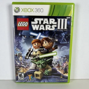 LEGO Star Wars III: The Clone Wars (Microsoft Xbox 360, 2011) CIB - Tested - Picture 1 of 8