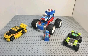 LEGO Racers Bundle (8663) Fat Trax, (8666) Tuner X y (9094) Star Striker 100 % - Imagen 1 de 11