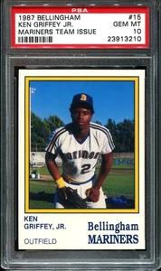 Bellingham Ken Griffey Jr #15 1987 novato RC PSA 10  - Imagen 1 de 2