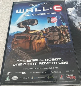 WALL-E: The Video Game RARE PS2 XBOX 360 42cm x 59cm Promotional Poster #1 - Picture 1 of 2