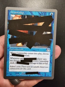 Magic The Gathering Unglued Censorship #15/94 MTG TCG CCG - Picture 1 of 2
