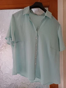 Klassische Polyester Kurzarm Bluse von M&S - Bild 1 von 5