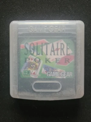 SOLITAIRE POKER Sega Game Gear UK / EUROPEAN Version - Bild 1 von 3