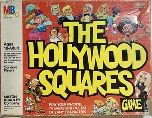 Vintage 1980 The Hollywood Squares Board Game Milton Bradley Complete - Picture 1 of 6
