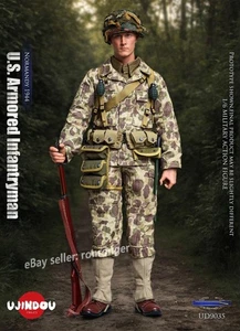 Modellino UJINDOU scala 1/6 WWII US fanteria Normandia 1944 UD9035 - Foto 1 di 20