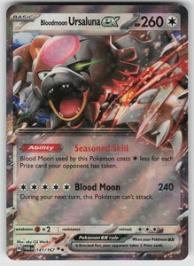 Bloodmoon Ursaluna ex Double Rare SV06: Twilight Masquerade 141/167 NM - Picture 1 of 2