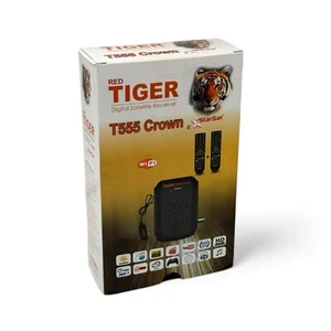 Receptor de satélite Tiger Red T555 Forever T.V digital Wi-Fi satélite ريسفر تايجر - Imagen 1 de 6