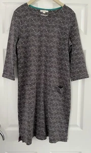 New White Stuff Size 16 Dress, Jersey 100% Cotton Knee Length, Patch Pockets. - Picture 1 of 14