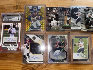 2021 Davis Mills Rookie Auto LOT Prizm Disco RPA Donruss Mosaic Gold Draft Picks - Picture 1 of 8