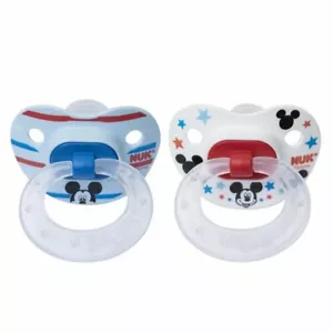 NukDisney BabyOrthodontic Pacifier Nuk Comfort and Oral Heath 0-6Months BPA FREE - Picture 1 of 1