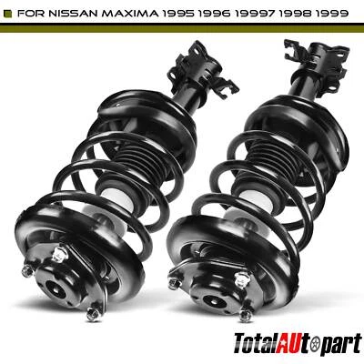 2 полные стойки и пружины пружины в сборе для Nissan Maxima 95-99 передние левая и правая - Изображение 1 из 4
