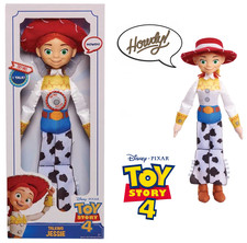 TOY STORY 4 TALKING PLUSH JESSIE 39cm Cowgirl Doll 2019 Disney Pixar 3 years +