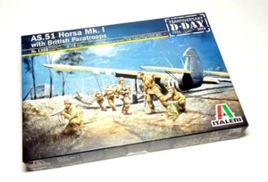 ITALERI 1356 Aircraft Model 1/72 As.51 Horsa Mk.I & British Paratroops T1356 - Foto 1 di 1
