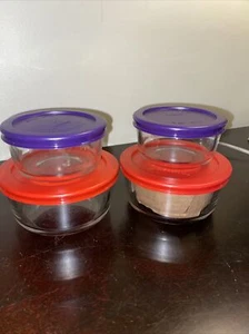 PYREX CIOTOLE PORTAOGGETTI 1 TAZZA E 2 TAZZE. SET DI QUATTRO - Foto 1 di 5