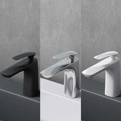 doporro Design Armatur Wasserhahn Bad Silber | Waschtischarmatur für Waschbecken