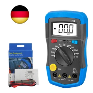 Handheld Kapazitaetsmessgeraet Kondensator Meter with LCD Hintergrun 1999 zählt - Picture 1 of 8