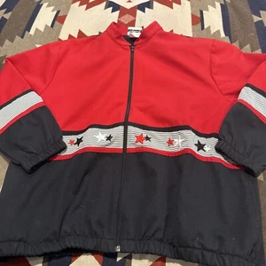 Bon Worth Full Zip Patriotic Jacket Red, White & Blue  - Picture 1 of 6