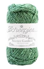 Scheepjes Secret Garden Premium DK Silk Blend Green Yarn 50g 732 Weeping Willow