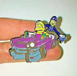 Super Mario Kart Wario Nelson Muntz Springfield Mashup Pin Badge, Cartoon Enamel - Picture 1 of 11